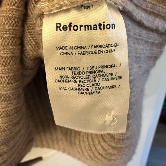 Reformation Fantino Cashmere Cardigan - Picture 5 of 6